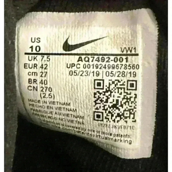 Nike Women’s Air Max Bella TR 2 AQ7492-001 Black Gold Running Shoes Size 10 - Picture 5 of 6